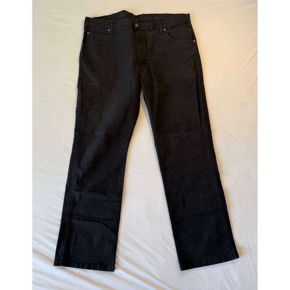 Dickies Mens Black Duck Carpenter Pants ED219RBK Straight Leg Workwear 38x32